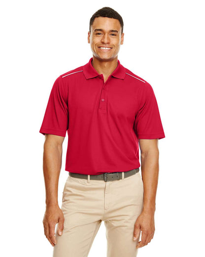 CORE365 Men's Radiant Performance Piqué Polo with Reflective Piping 88181R #colormdl_Classic Red
