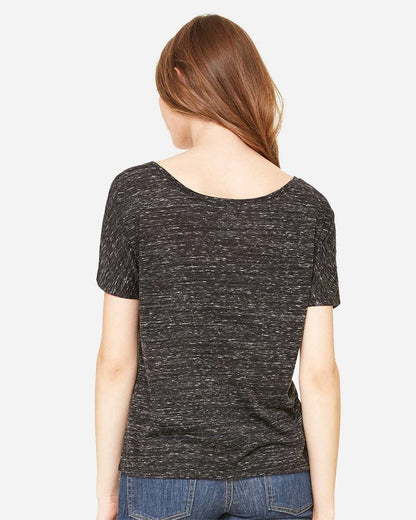 BELLA + CANVAS Women’s Slouchy Tee 8816 #colormdl_Black Marble