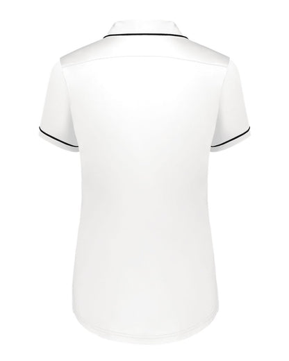 Holloway Women's CoolCore® Polo 222701 #color_White/ Black