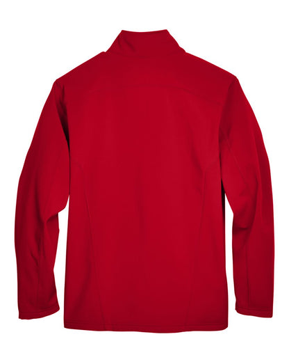 CORE365 Men's Cruise Two-Layer Fleece Bonded Soft Shell Jacket 88184 #color_Classic Red