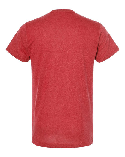 Tultex Poly-Rich T-Shirt 241 #color_Heather Red