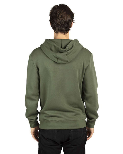 Threadfast Apparel Unisex Fleece Full-Zip Hooded Sweatshirt 320Z #colormdl_Army
