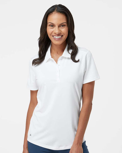 Adidas Women's Ultimate Solid Polo A515 #colormdl_White