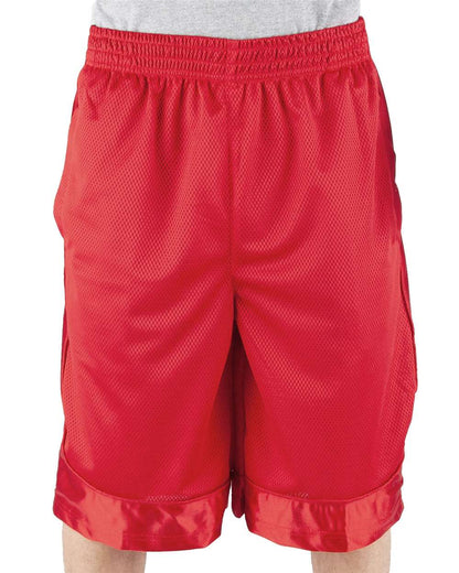 Shaka Wear Men's Mesh Shorts SHBMS #colormdl_Red