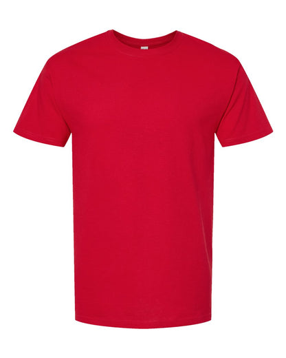 M&O Men's Gold Soft Touch T-Shirt 4800 #color_Deep Red