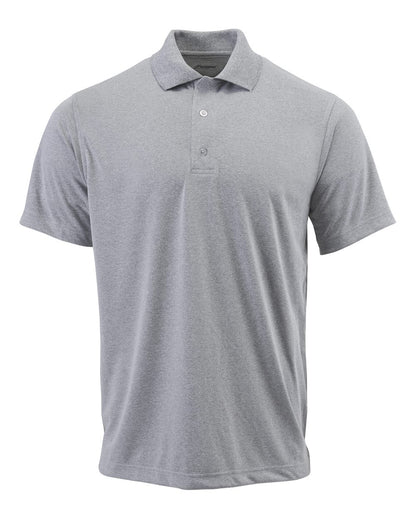 Paragon Youth Saratoga Performance Mini Mesh Polo 108Y #color_Heather Grey