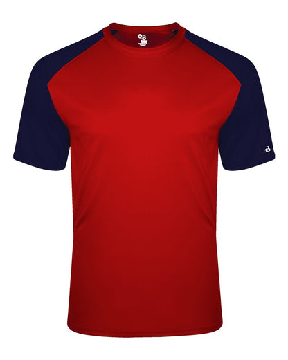 Badger Breakout T-Shirt 4230 #color_Red/ Navy