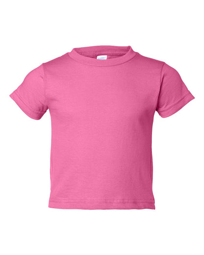 Rabbit Skins Toddler Cotton Jersey Tee 3301T #color_Raspberry