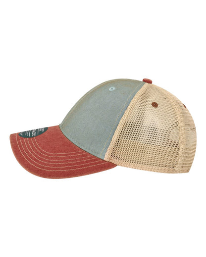 LEGACY Old Favorite Trucker Cap OFA #color_Light Blue/ Cardinal