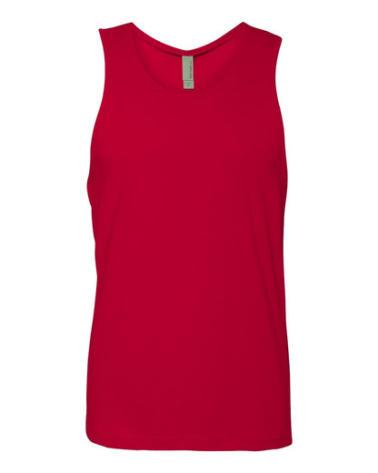 Next Level Cotton Muscle Tank 3633 #color_Red