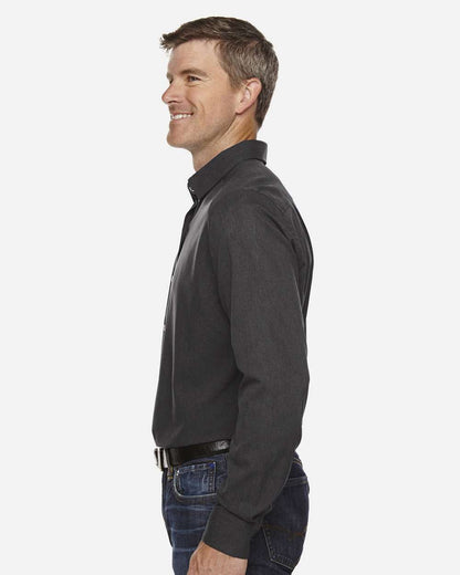 North End Men's Melange Performance Shirt 88802 #colormdl_Carbon Heather