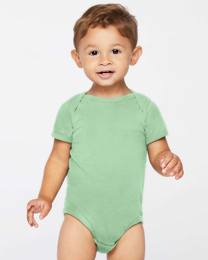 Rabbit Skins Infant Fine Jersey Bodysuit 4424 #colormdl_Sage