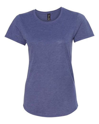 Gildan Women's Softstyle® Triblend T-Shirt 6750L #color_Heather Blue