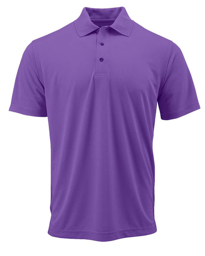 Paragon Men's Saratoga Performance Mini Mesh Polo 100 #color_Grape