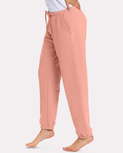 Next Level Women's Laguna Sueded Sweatpants 9884 #colormdl_Desert Pink