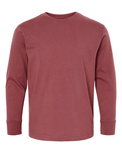 LAT Youth Fine Jersey Long Sleeve Tee 6201 #color_Rouge
