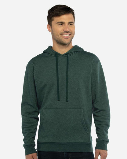 Next Level Unisex Malibu Hoodie Sweatshirt 9302 #colormdl_Heather Forest Green