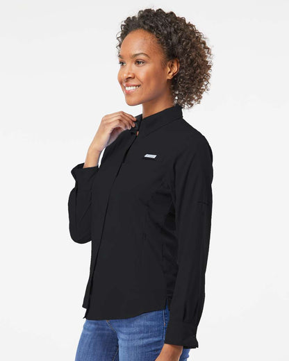 Columbia Women's PFG Tamiami™ II Long Sleeve Shirt 212465 #colormdl_Black