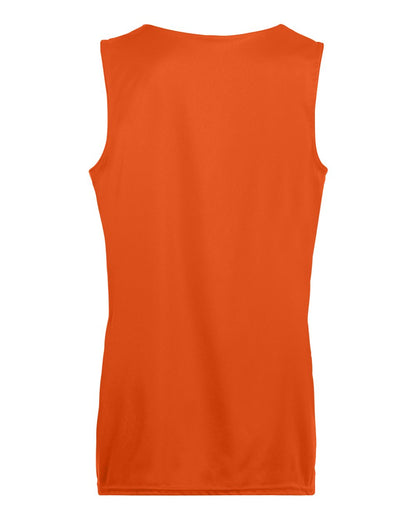 Augusta Sportswear Women's Reversible Wicking Tank Top 147 #color_Orange/ White