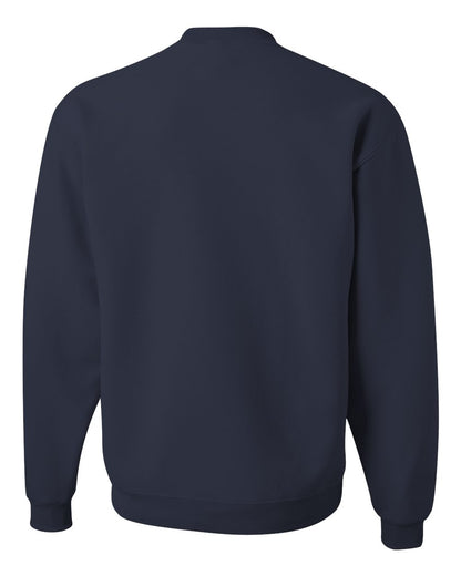 JERZEES Unisex NuBlend® Crewneck Sweatshirt 562MR #color_J. Navy