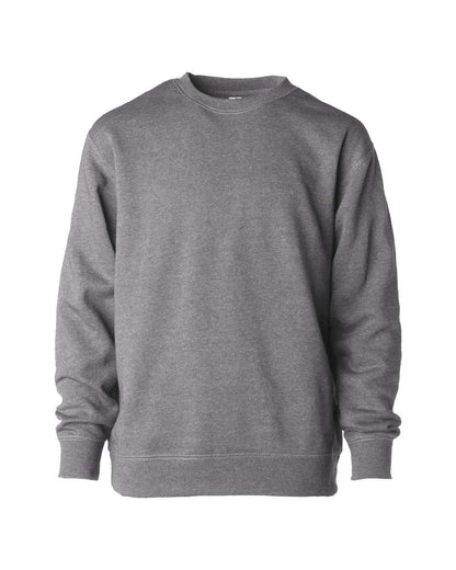 Independent Trading Co. Youth Lightweight Special Blend Crewneck Sweatshirt PRM15YSBC #color_Nickel