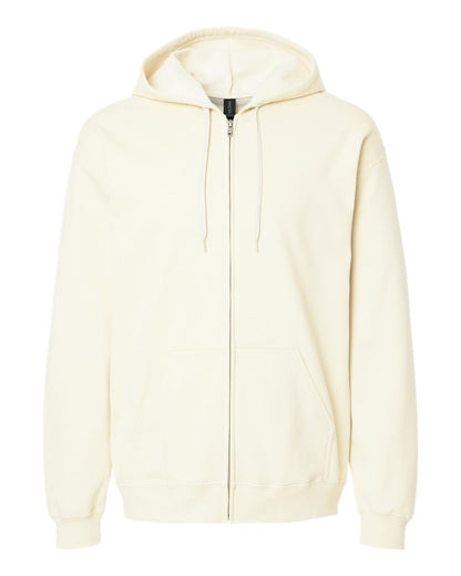 Gildan Unisex Softstyle® Full-Zip Hooded Sweatshirt SF600 #color_Off White