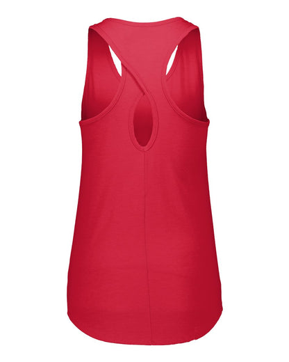 Augusta Sportswear Girls' Lux Triblend Tank Top 3079 #color_Red Heather
