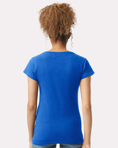 Gildan Women's Softstyle® V-Neck T-Shirt 64V00L #colormdl_Royal