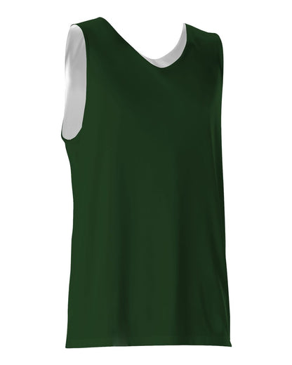 Alleson Athletic Youth Reversible Tank 506CRY #color_Forest/ White