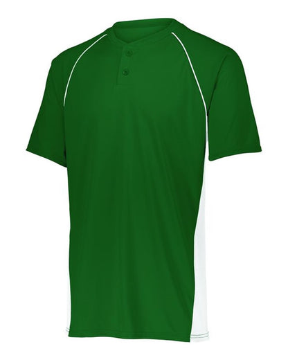 Augusta Sportswear Youth Limit Jersey 1561 #color_Dark Green/ White