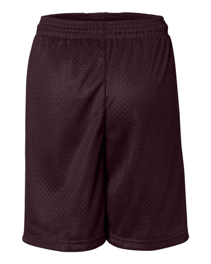 Badger Youth Pro Mesh 6" Shorts 2207 #color_Maroon