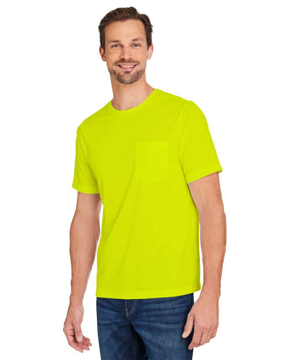 Harriton Unisex Charge Snag and Soil Protect T-Shirt M118 #colormdl_Safety Yellow