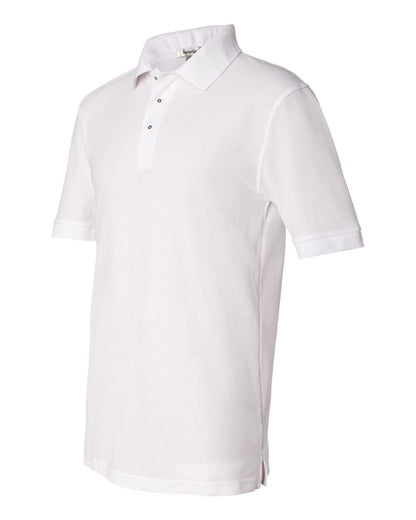 Sierra Pacific Men's Silky Smooth Piqué Polo 0500 #color_White