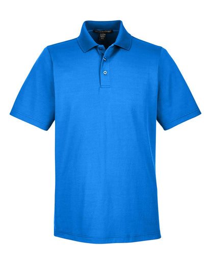 Devon & Jones Men's Tall CrownLux Performance® Plaited Polo DG20T #color_True Royal