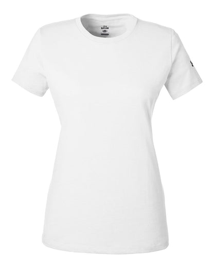 Under Armour Women's Athletic 2.0 T-Shirt 1383284 #color_White/ Black