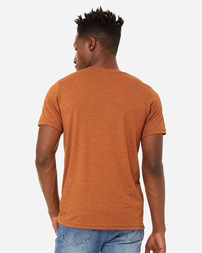 BELLA + CANVAS Unisex Sueded Tee 3301 #colormdl_Heather Autumn