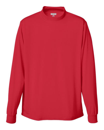 Augusta Sportswear Wicking Mock Turtleneck 797 #color_Red