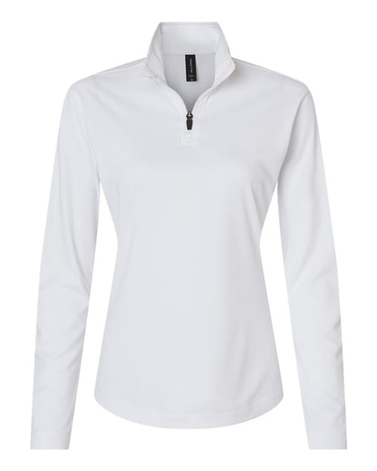 AllPro Women's Pro-Lock Performance Quarter-Zip Pullover 41870L #color_White