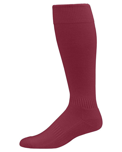 Augusta Sportswear Elite Multi-Sport Socks 6006 #color_Cardinal