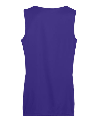 Augusta Sportswear Women's Reversible Wicking Tank Top 147 #color_Purple/ White