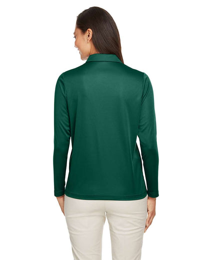Team 365 Women's Zone Performance Long Sleeve Polo TT51LW #colormdl_Sport Forest