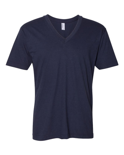 American Apparel Unisex Fine Jersey V-Neck Tee 2456W #color_Navy