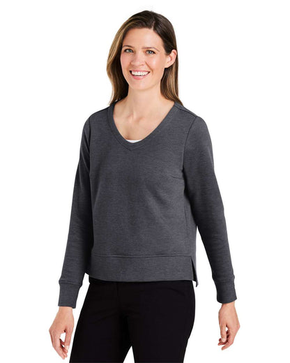 Devon & Jones Women's New Classics® Charleston Pullover DG482W #colormdl_Black Melange