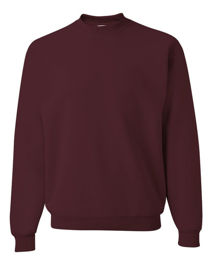 JERZEES Unisex Super Sweats NuBlend® Crewneck Sweatshirt 4662MR #color_Maroon