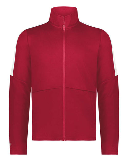 Holloway Men's Tall Crosstown Jacket 223530T #color_Scarlet/ White