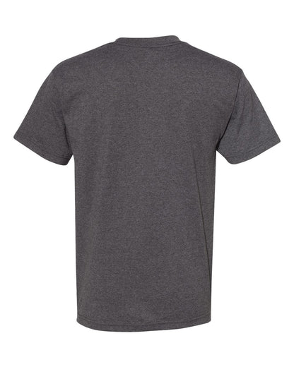 American Apparel Heavyweight Cotton Tee 1301 #color_Heather Charcoal