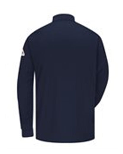 Bulwark Tagless Mock TurtleNeck - EXCEL FR® - Tall Sizes SEK2T #color_Navy