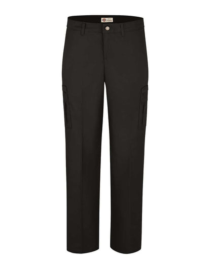 Dickies Women's Premium Cargo Pants FP72 #color_Black - 37 Unhemmed