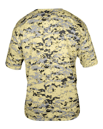 Badger Men's Digital Camo T-Shirt 4180 #color_Vegas Gold Digital