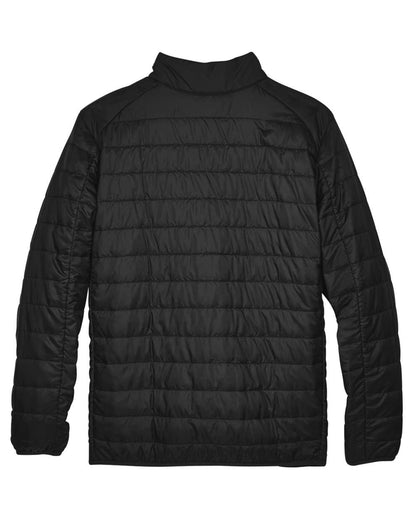 CORE365 Men's Tall Prevail Packable Puffer CE700T #color_Black